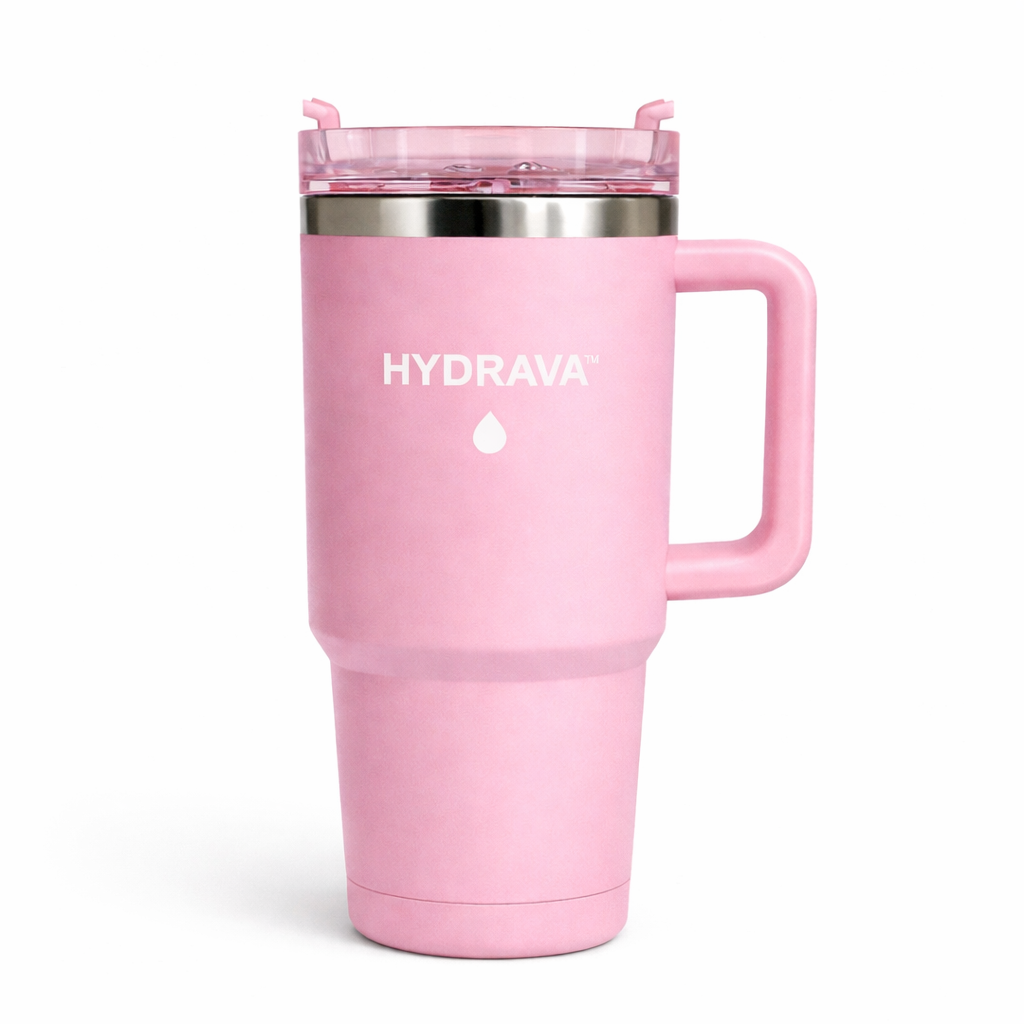 Pack Duo Hydrava™ –  2 Gourde Isotherme Premium avec Paille Intégrée (-15%)